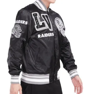 PRO STANDARD: Raiders Mash Up Satin Jacket