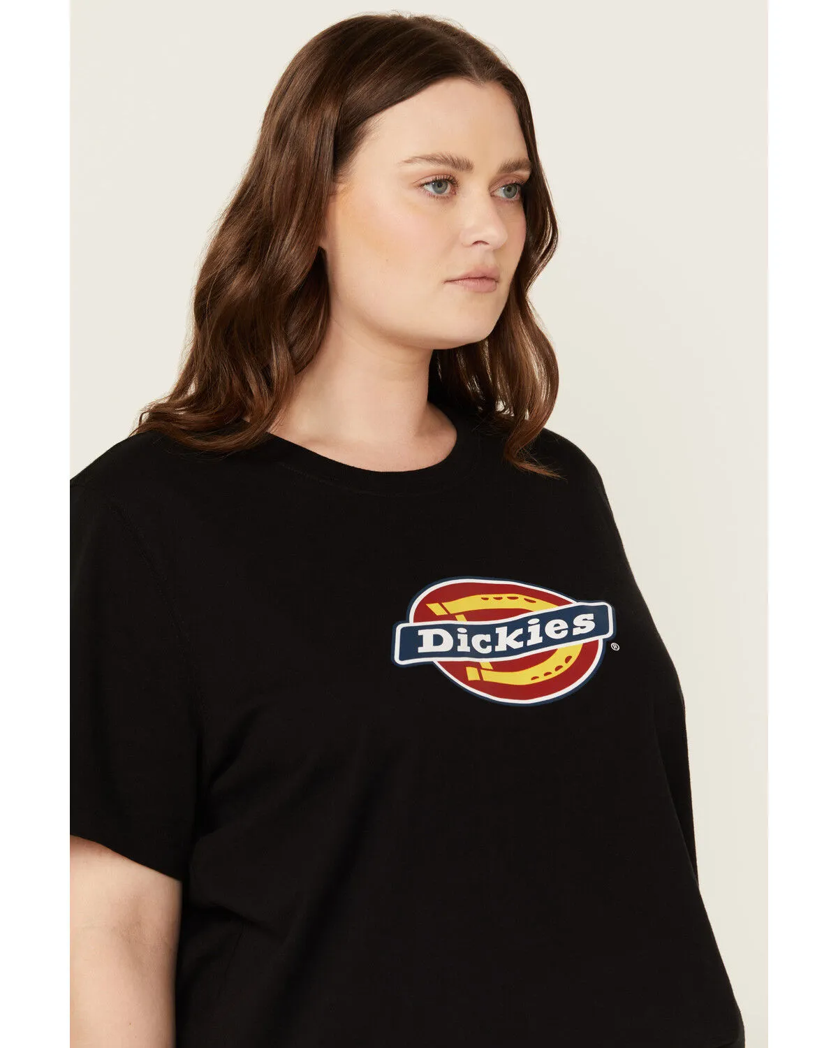 Product Name:  Dickies Women's Logo Short Sleeve Graphic Tee - Plus