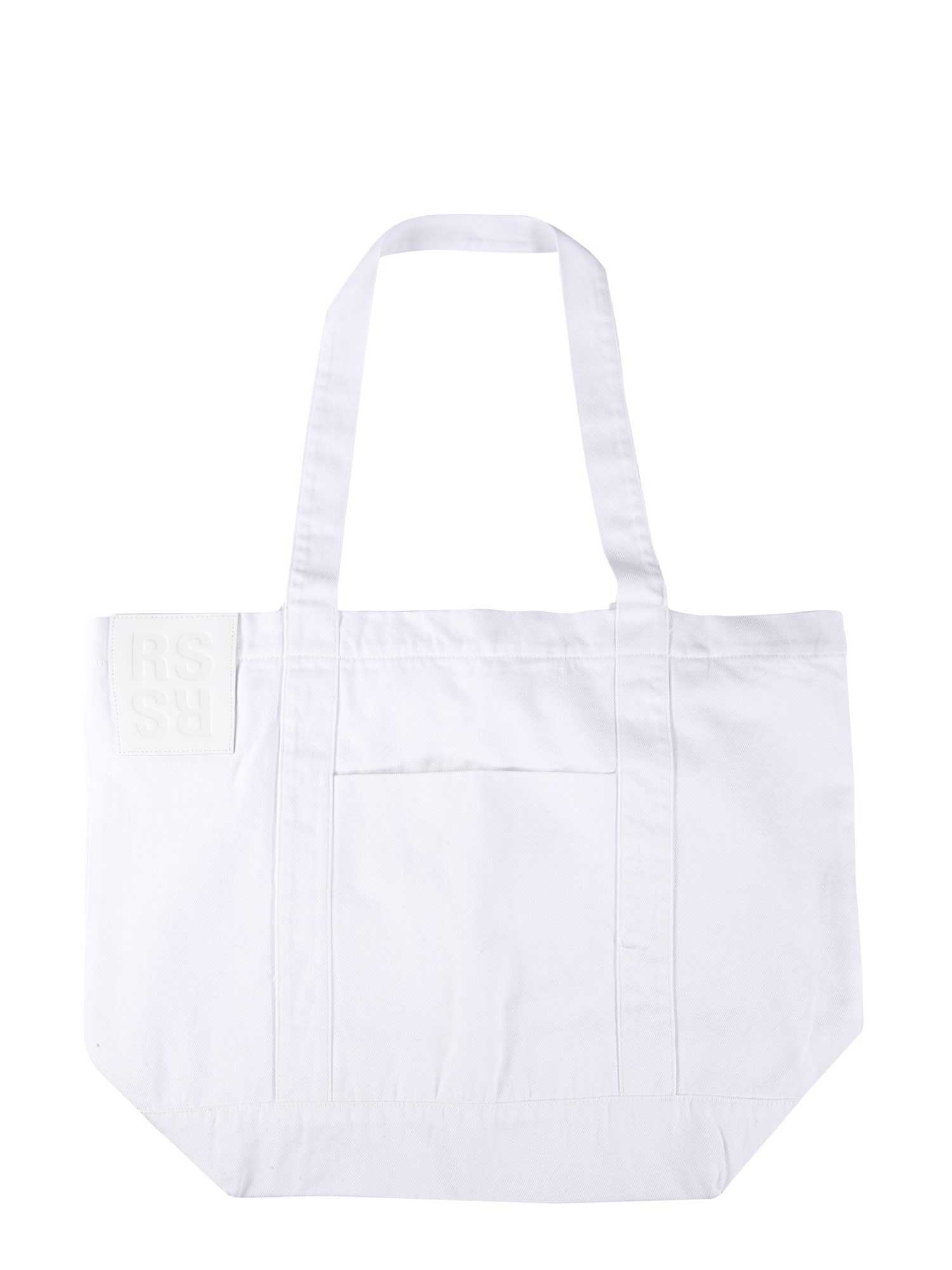 RAF SIMONS    COTTON LOGO SHOPPING BAG