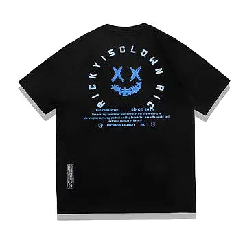 Rickyisclown [RIC] Embroidered Angel Wings Pocket Tee Black [R9210508f-GGGG]