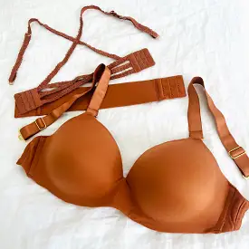 Rosanna Amber Brown Bra Set