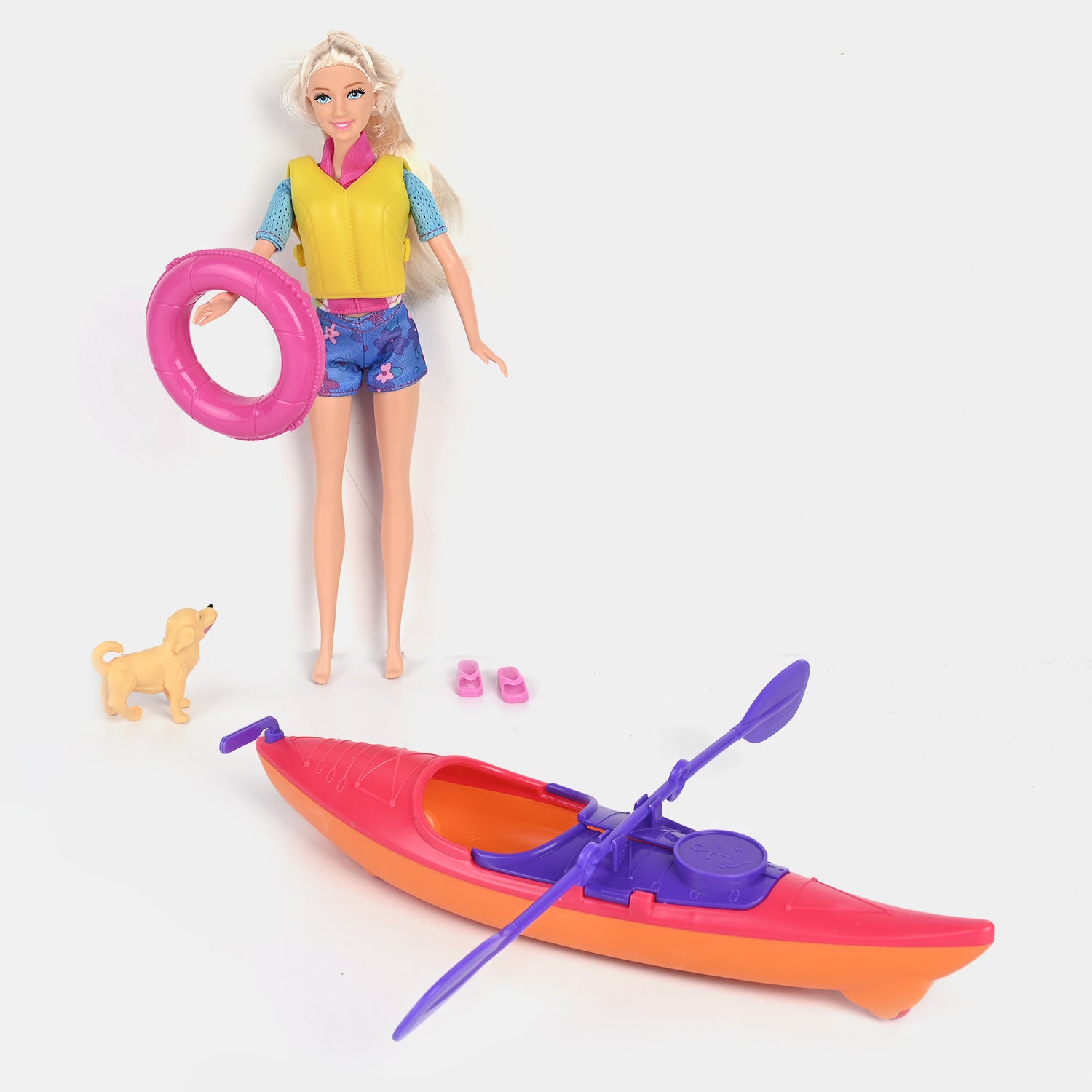 Sea Rowing Doll Set For Girls