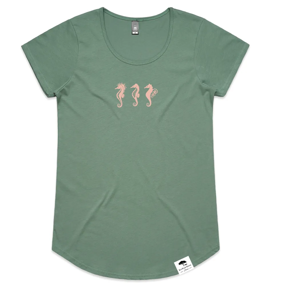 Seahorse Short Sleeve Tee - Sage