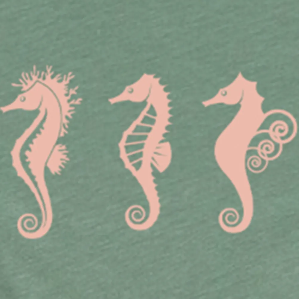 Seahorse Short Sleeve Tee - Sage