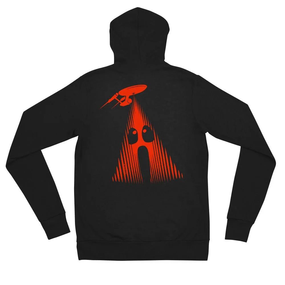 Star Trek Halloween Ghost Unisex Zip-Up Hoodie