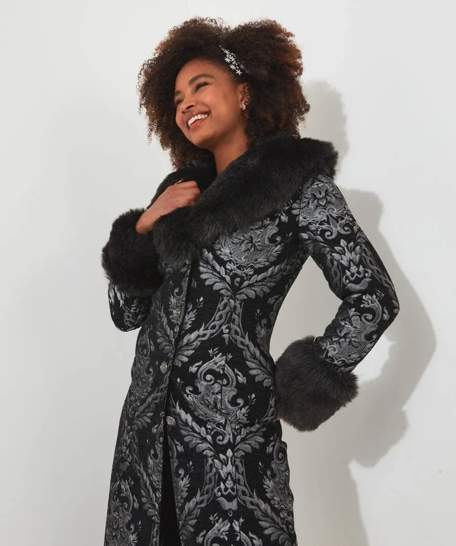 Statement Jacquard Coat