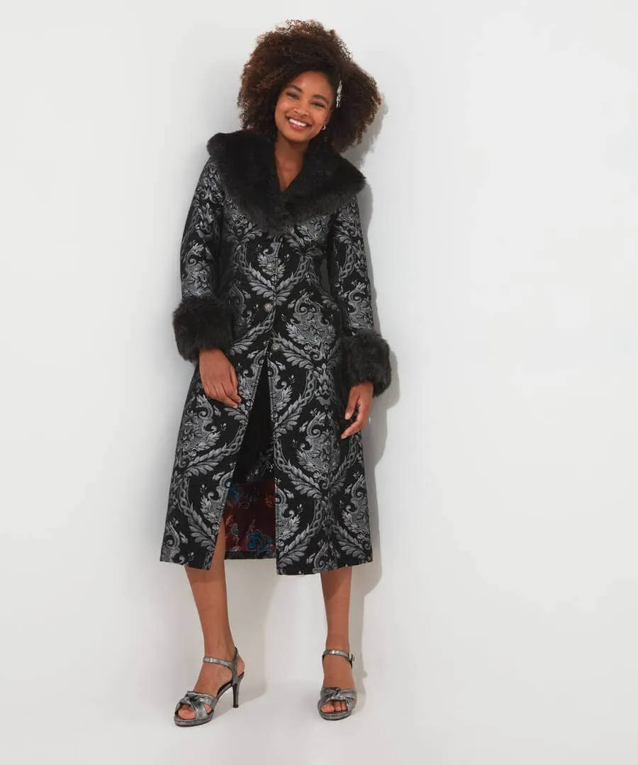 Statement Jacquard Coat