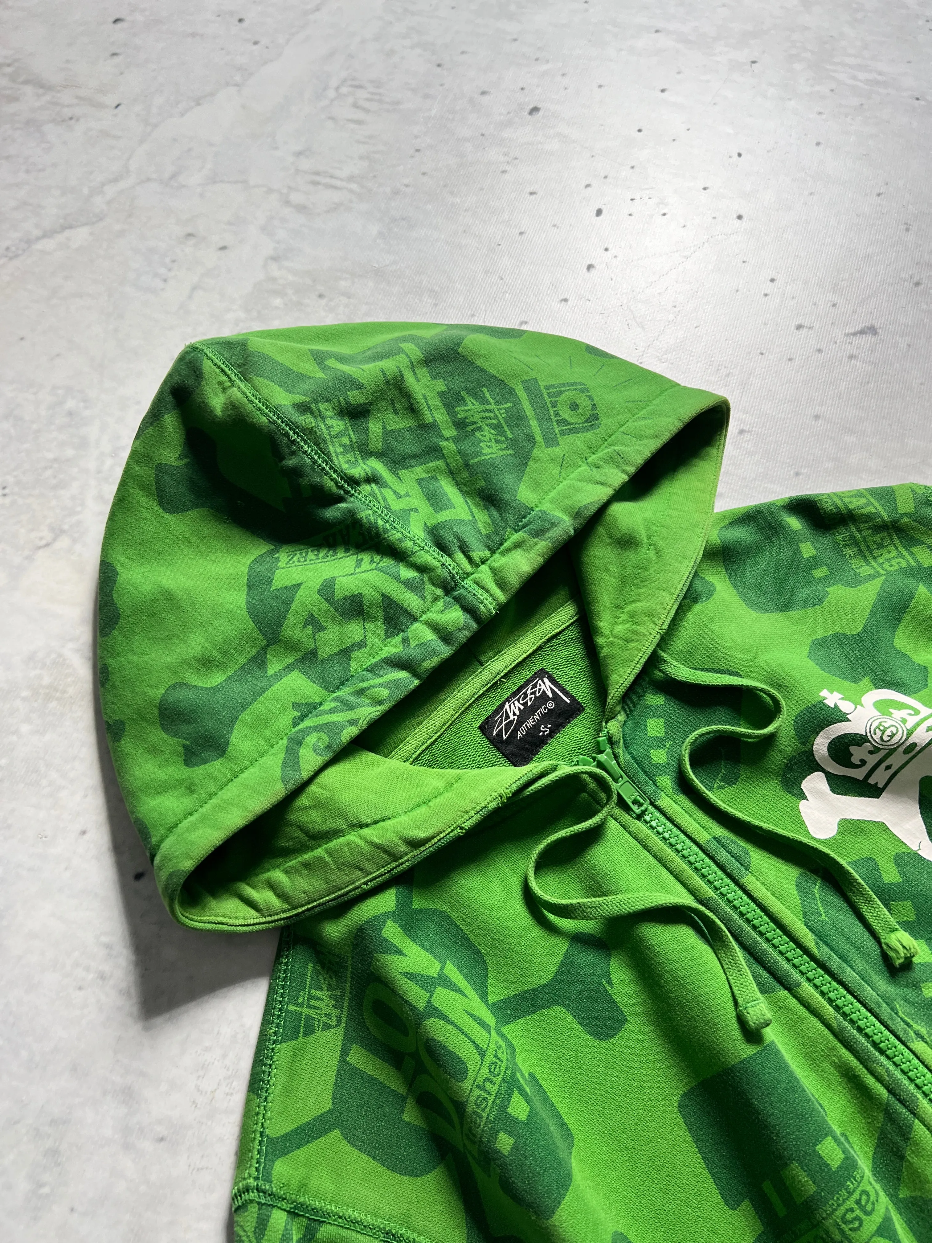 Stussy Skull Thrashers Zip Up Hoodie (S)