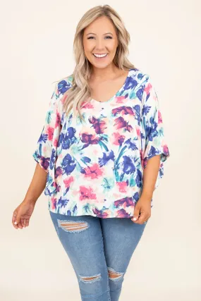 Summer Fling Top, Ivory