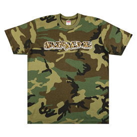 Supreme Diamond Tee Woodland Camo