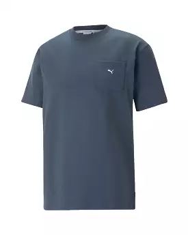 T-Shirt Uomo Puma MMQ Pocket Tee dark night