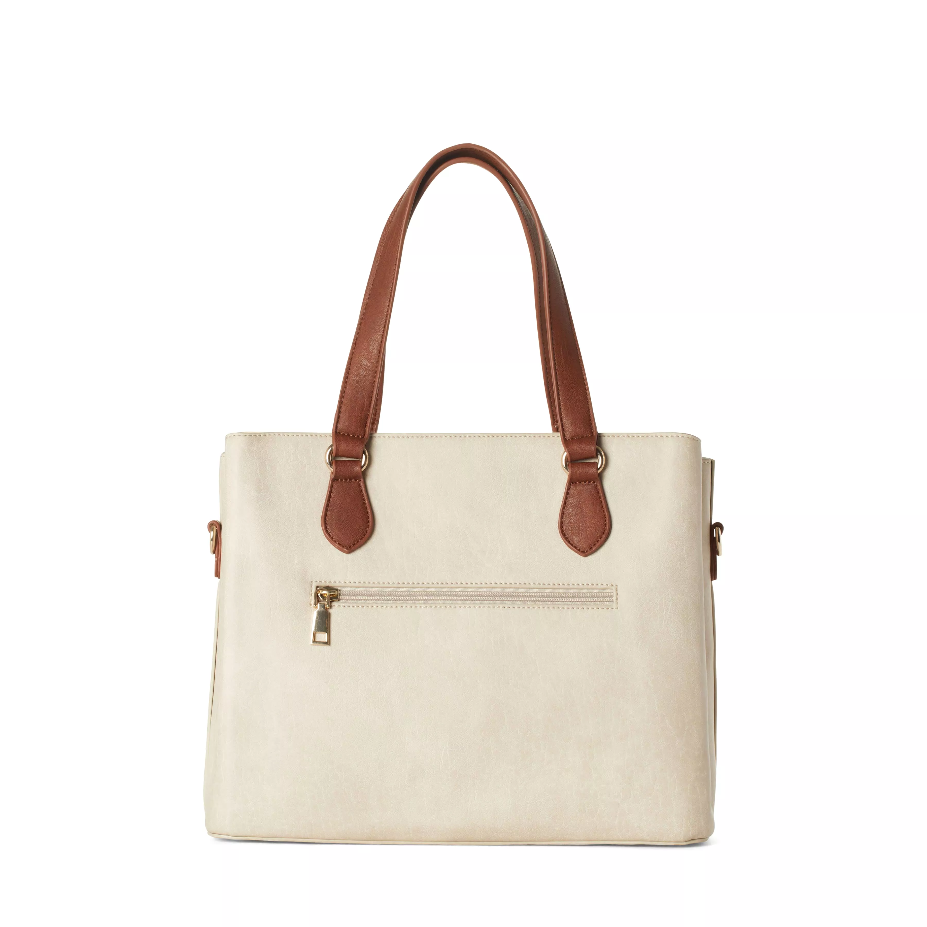 Tanya Vegan Shoulder Bag | Latte