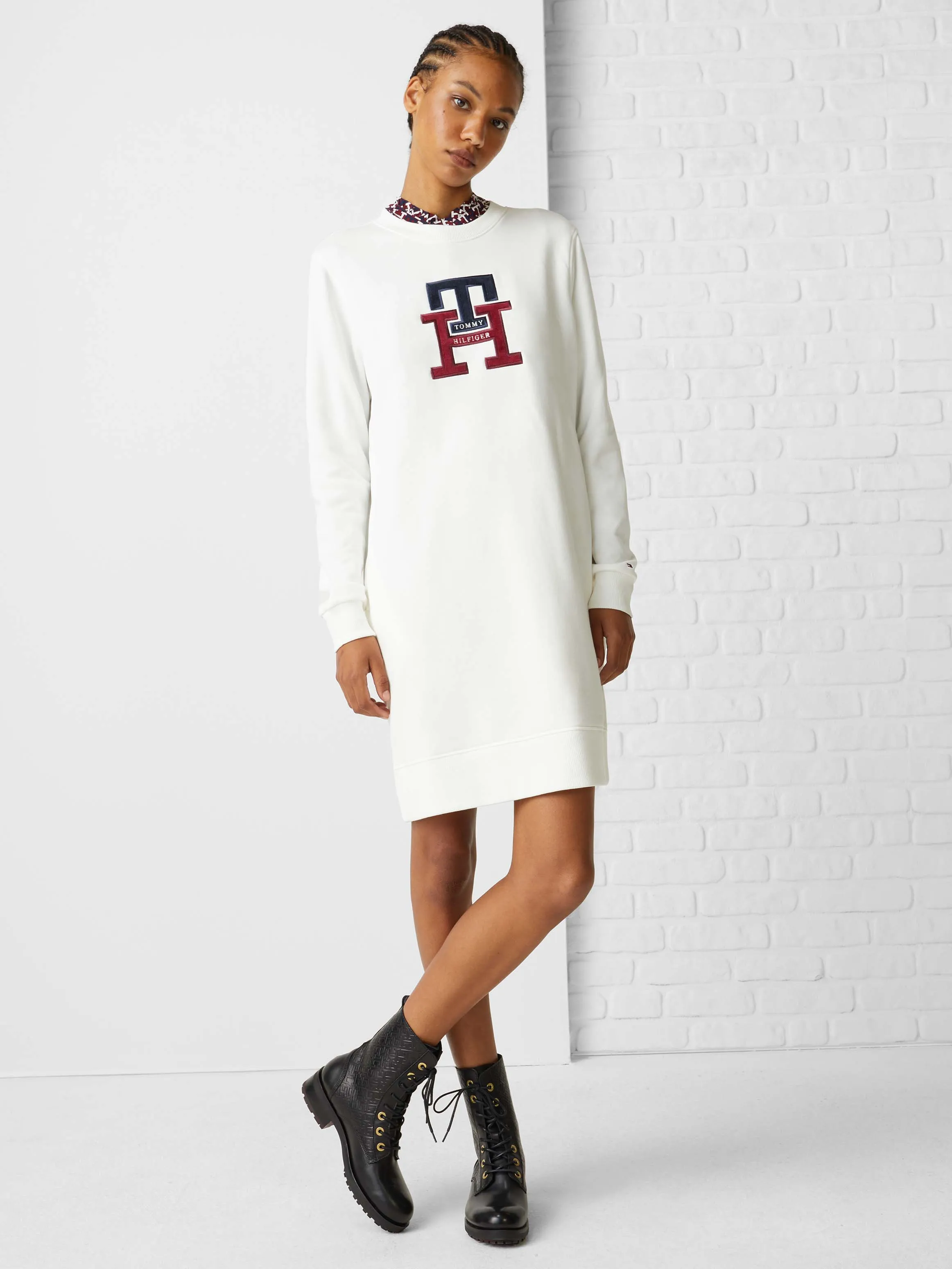 TH Monogram Jumper Dress | Sweatshirts & Hoodies | Tommy Hilfiger