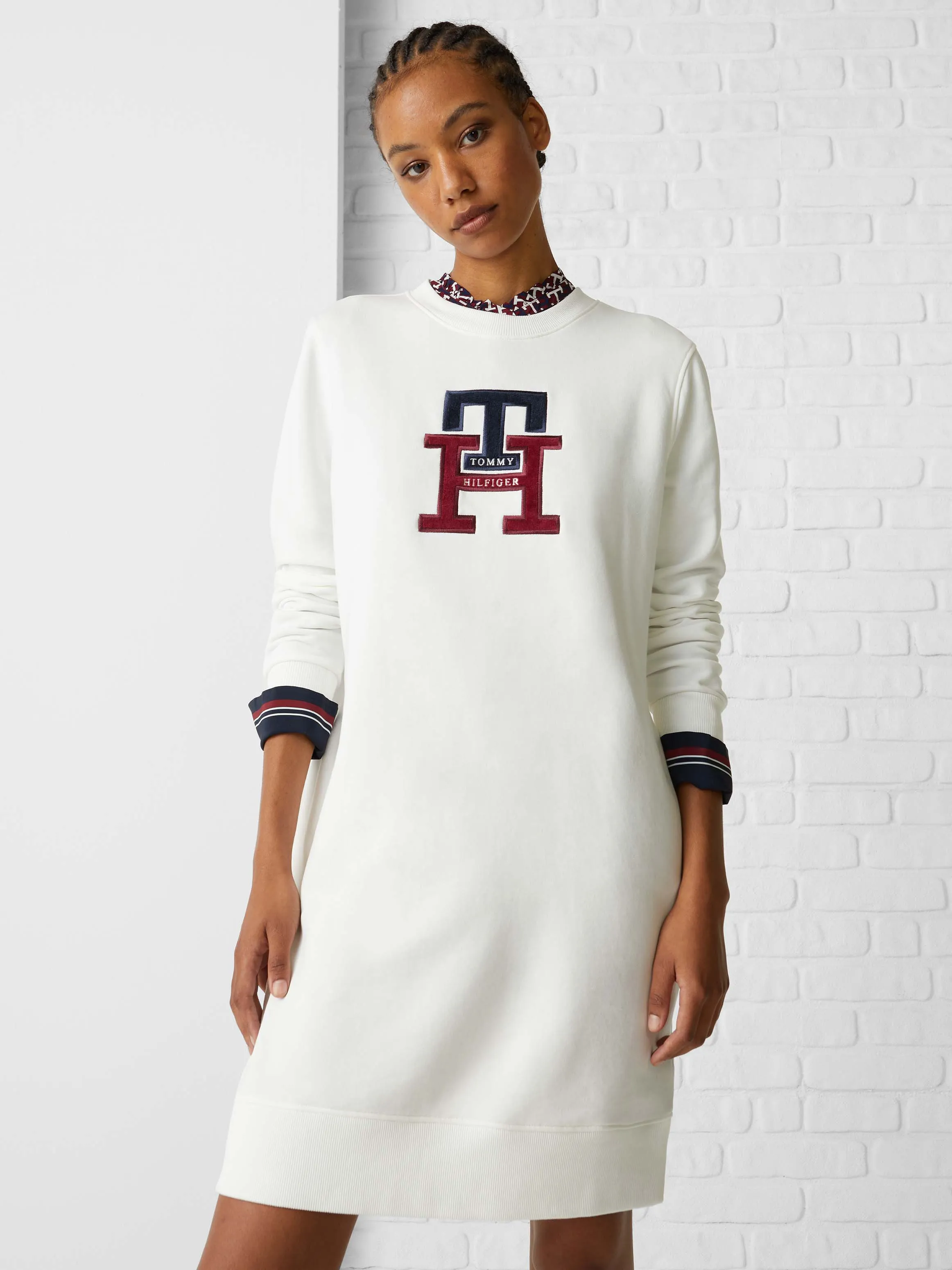 TH Monogram Jumper Dress | Sweatshirts & Hoodies | Tommy Hilfiger