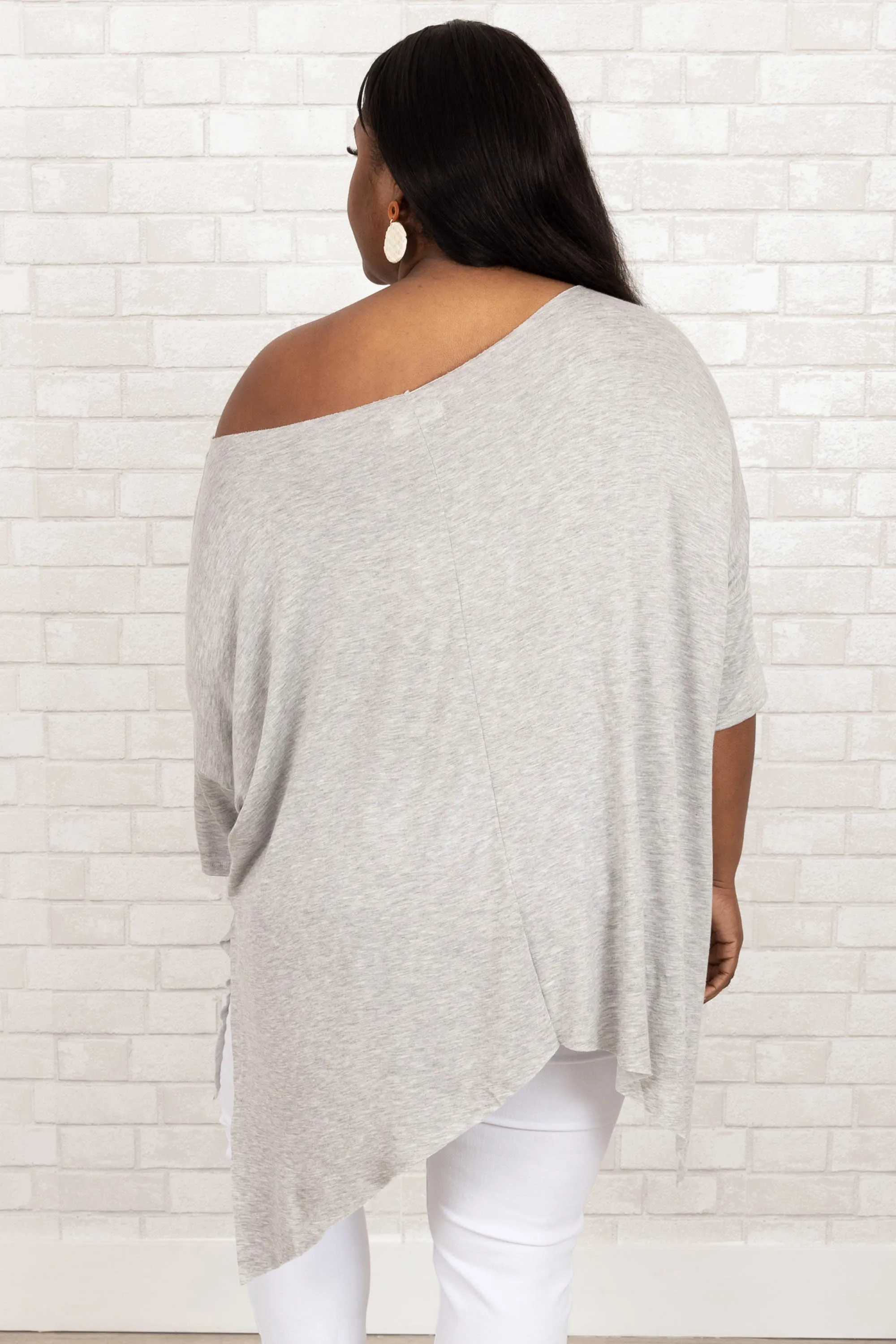 The Best Of Me Top, Heather Grey