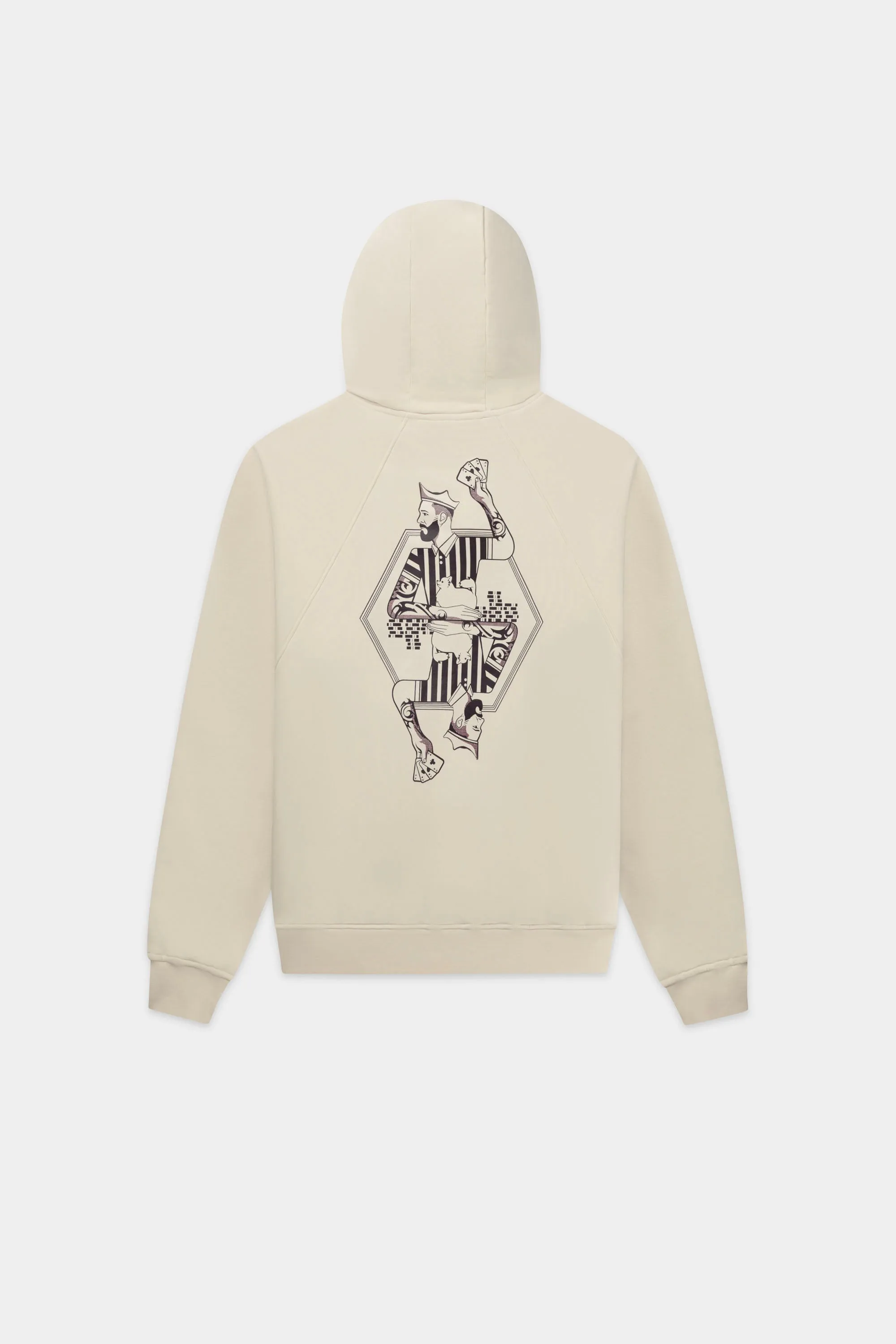 The Club Box Fit Hoodie White Swan