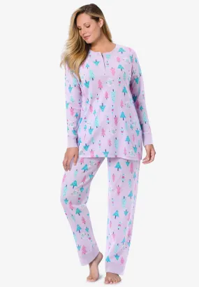 Thermal Henley Pajama Set