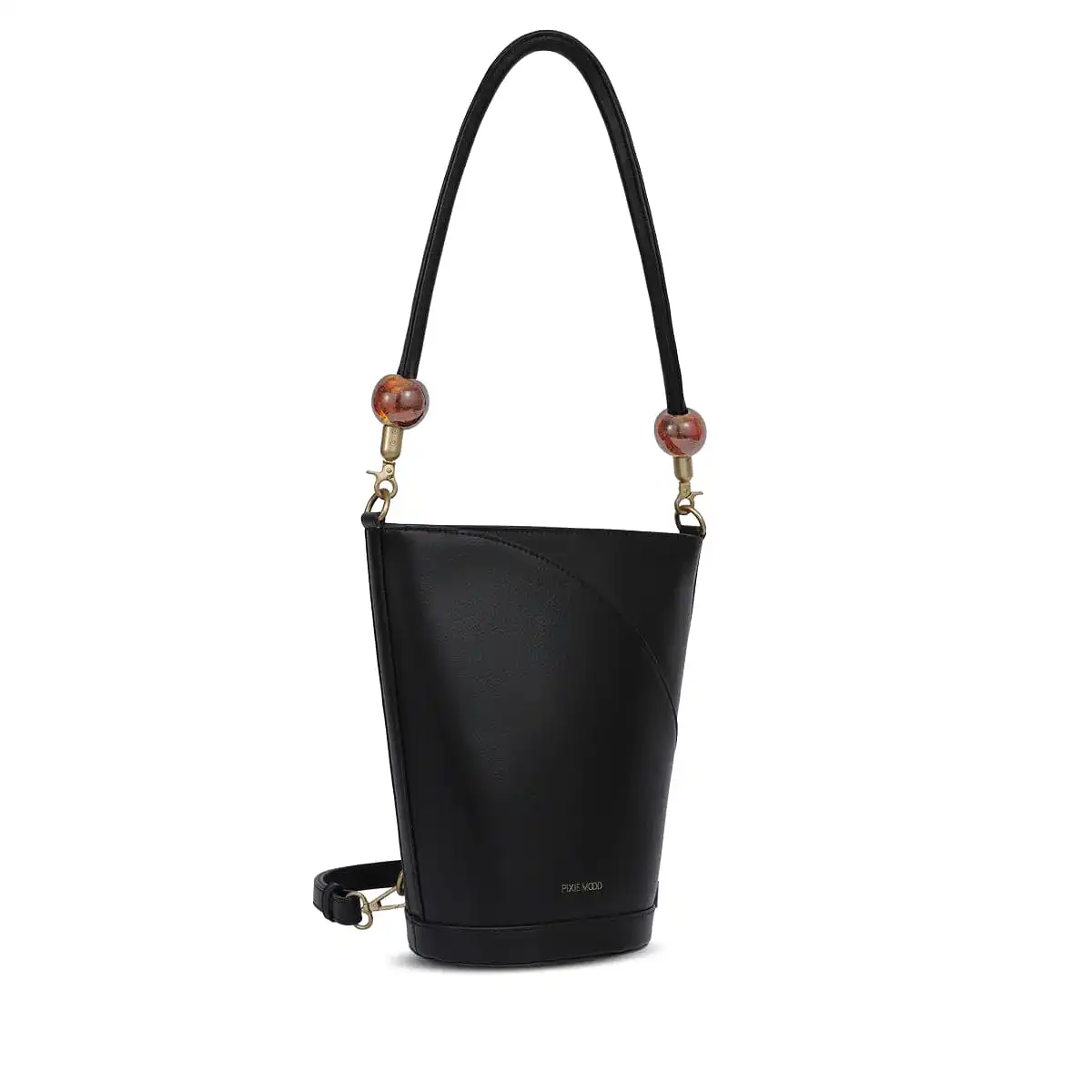 Violet Vegan Leather Bucket Shoulder Bag | Multiple Colours