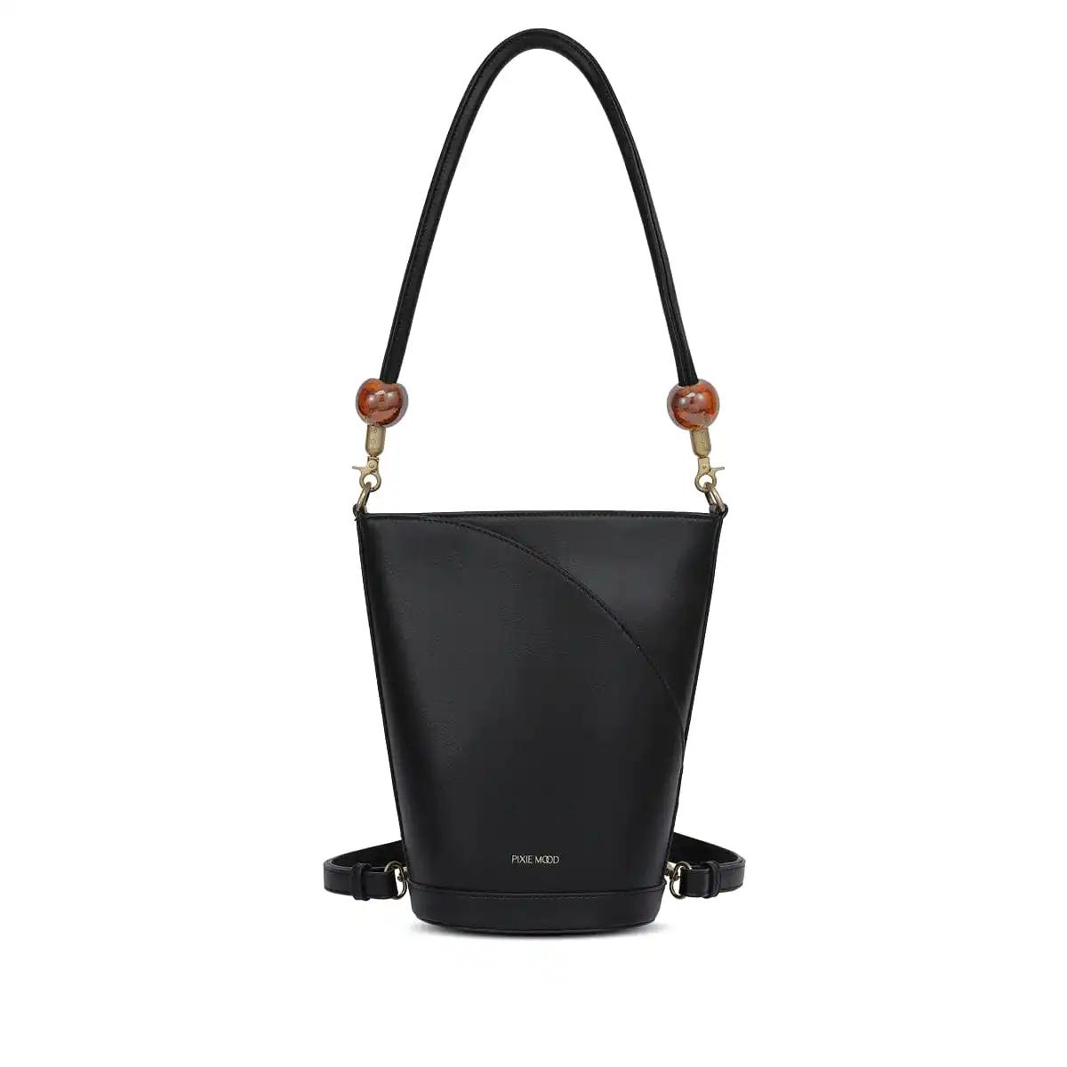 Violet Vegan Leather Bucket Shoulder Bag | Multiple Colours