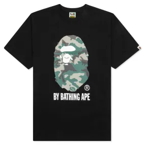 Woodland Camo By Bathing Ape Tee  - Black