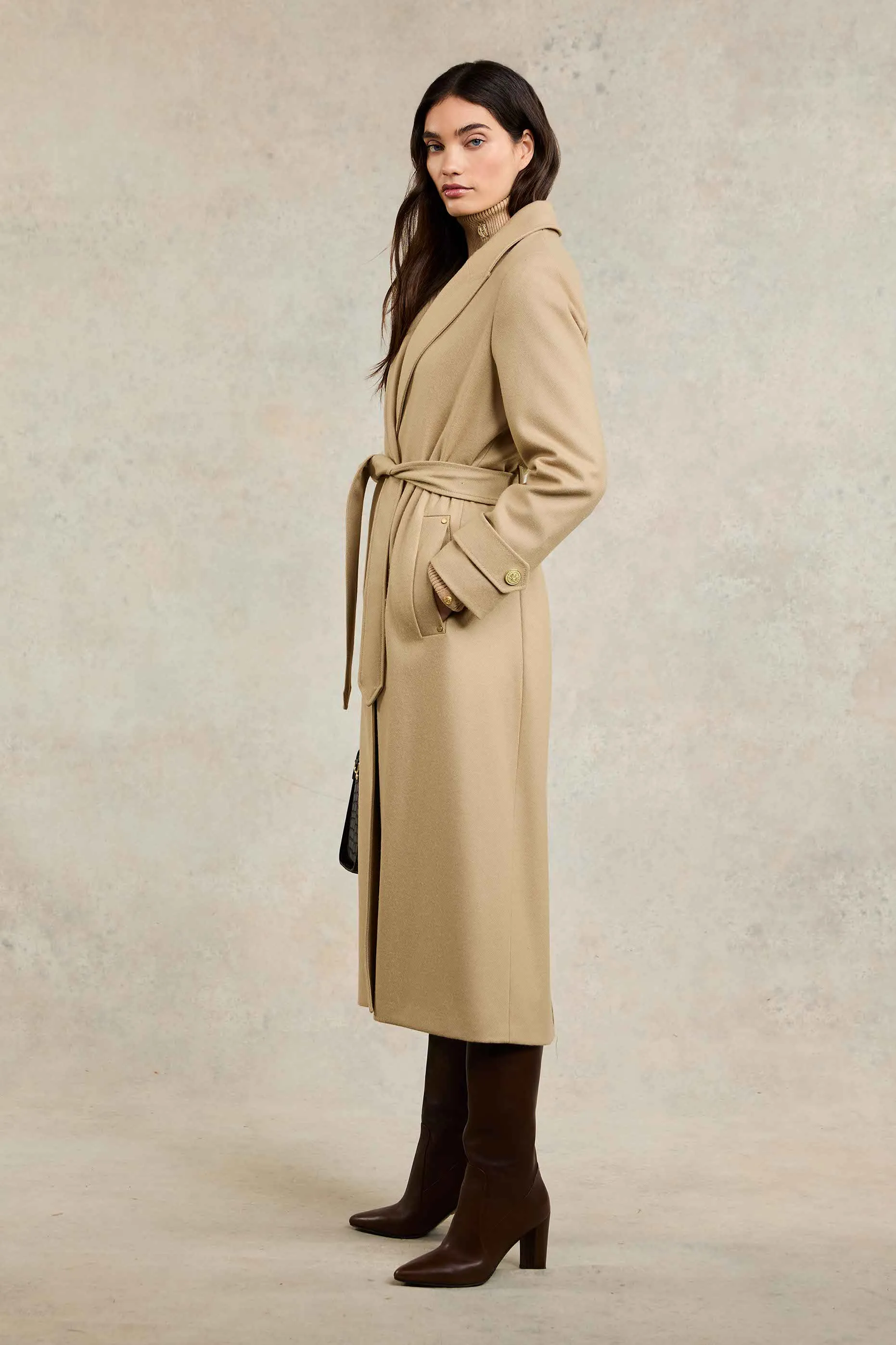 Wrap Coat (Camel)