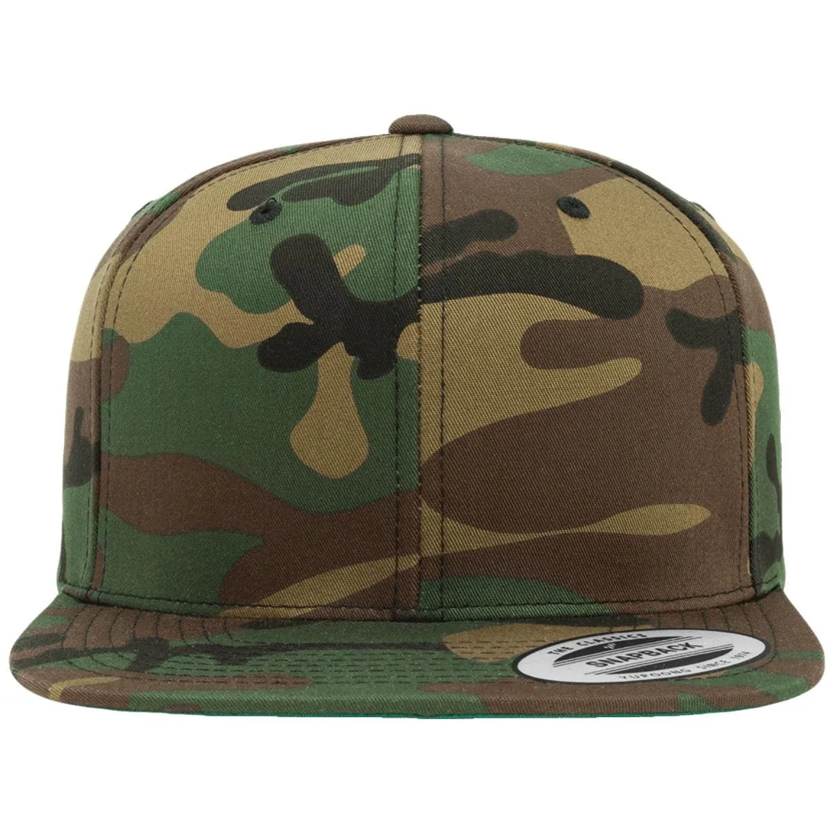 YP Camo Classic Snapback Cap Woodland