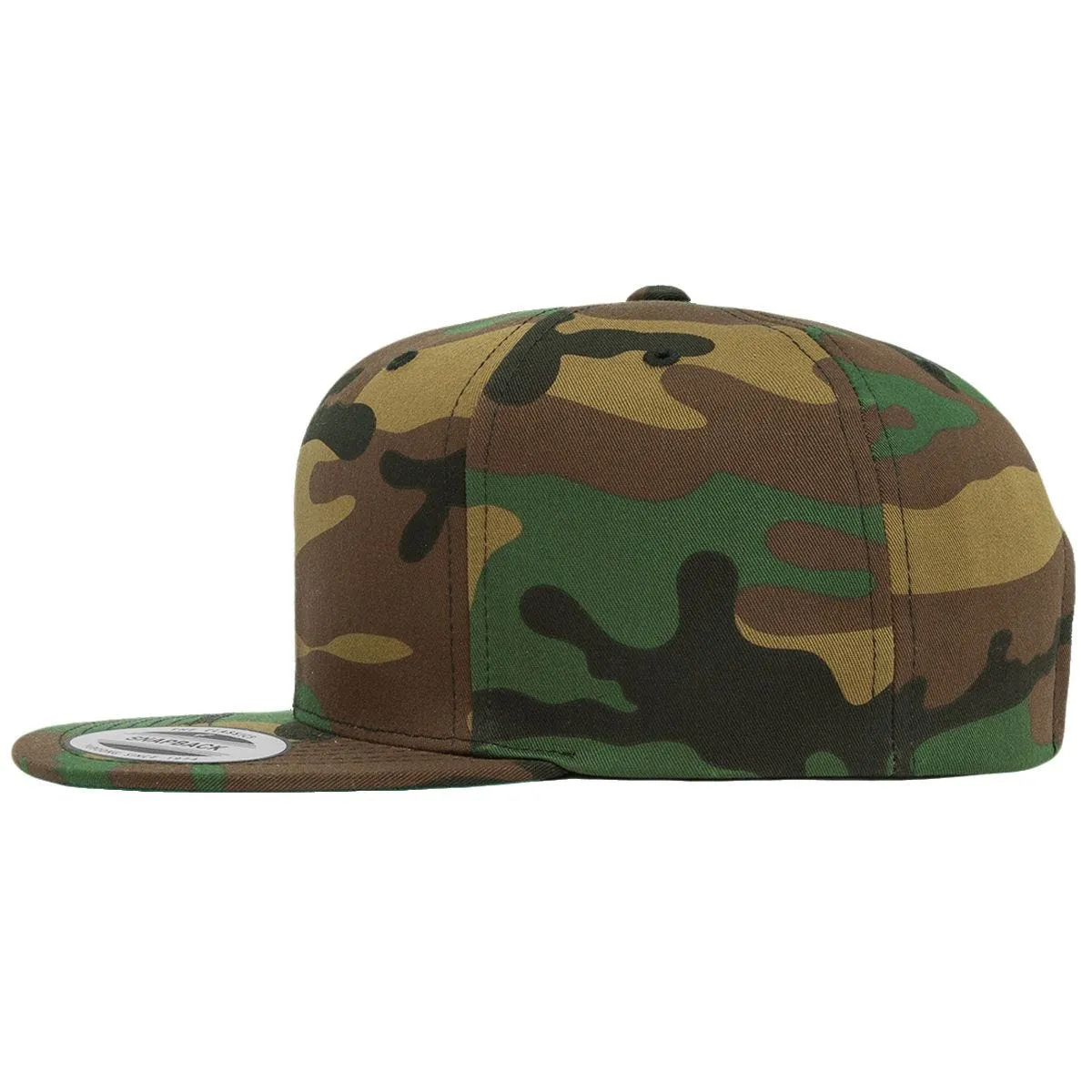 YP Camo Classic Snapback Cap Woodland